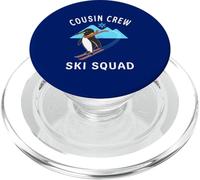 Cousin Crew Ski Squad Snow Penguin Mountain Graphic Art PopSockets PopGrip for MagSafe