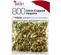Cousin DIY Gold, 5mm Cupped Sequins, 800pc