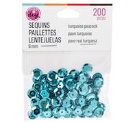 Cousin DIY Sequins 8mm 200PC Turquoise Peacock