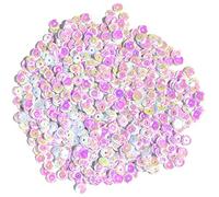Cousin DIY White Iridescent 5mm Cupped Sequins, 800pc