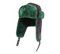 Cousin Eddie Winter Trapper Hat from National Lampoons Christmas Vacation for Halloween Christmas Costume,Trapper Hat for Men Women with Green Faux Fur Brown, Black, One Size