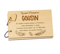 Cousin In Loving Memory Scrap Book Photo Album Guest Book