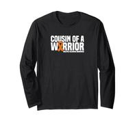 Cousin of a Warrior MS Multiple Sclerosis Awareness Long Sleeve T-Shirt