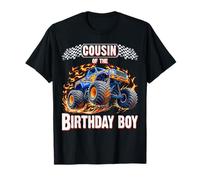 Cousin of the Birthday Boy Monster Truck Birthday T-Shirt