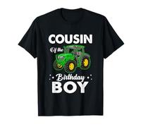 Cousin of The Birthday Boy Tractors Farm Party Farmer T-Shirt