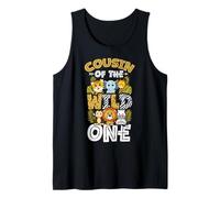 Cousin of The Wild ONE Safari Jungle First Birthday Tank Top