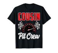 Cousin Pit Crew Race Car Birthday Party Racing Family T-Shirt