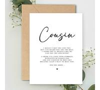 Cousin Poem Pregnancy Announcement A5 Card with envelope, Family, Cousin Pregnancy Announcement, Pregnancy Reveal, Friends, Cousin Surprise