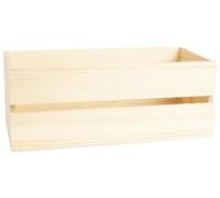 CousinDIY Wood CD Crate 5.8"X4.4"X11.5"-Natural