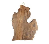 CousinDIY Wood State Shaped Plaque, Michigan, 8.25 x 11.25 x 0.5 inches