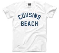 Cousins Beach T-Shirt - The Summer I Turned Tshirt Inspired Pretty Tee Summer Top Beach TV Season - XL White