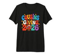 Cousins Giving 2026 Thanksgiving Matching Group Kids Premium T-Shirt