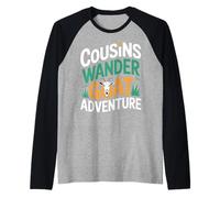 Cousins Wander Goat Adventure Family Vacation Travel Raglan Baseball Tee
