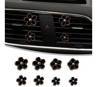 Couslcd 8 Pack Car Air Vent Decoration Clips, Black