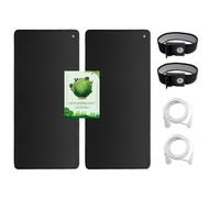 COUSLEWI Grounding Mat Kit (2 Packs), 2 Grounding Pads with 2 Grounding Cables and 2 Grounding Wristbands, Re-Connect The Earth, Relieve Stress and Anxiety, Reduce Pain, Balance Physical Fitness