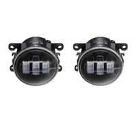 COUSOPO Fog Light 2pc 4''inch Fog Lamp Assembly Super Bright 30w 6000k 12v Led Light Angel Eyes For Lada For Viar For Priora For Oasis LED Front Fog Lights(2pcs-white)