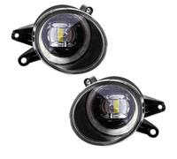 COUSOPO Fog Light LED Fog Lights For A4 B6 2001 2002 2003 2004 2005 Angel Eyes DRL Daytime Running Front Bumper Daylights Accessories LED Front Fog Lights(White White Ring)