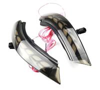 COUSOPO LED Dynamic Turn LED Dynamic Turn Signal Light Flasher Flowing Water Blinker For Cadillac CT4 CT4-V 2020-2022 ATS ATS-V 2013-2019 Turn indicator lights(Smoky-black)