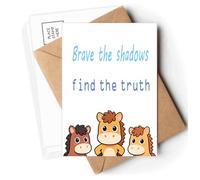 couto shadows find truth Postcards Envelopes Cards Mailing Year Horse