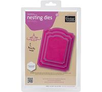 Couture Creations Sweet Accents Nesting Vintage Signs Die, Black