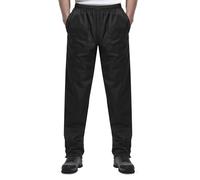 Coutyuyi Waterproof Trousers Mens Overtrousers Lightweight, Breathable Windproof,Waterproof Work Trousers Outdoor rain Pants (Black，3XL32)