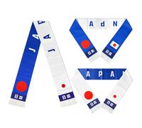 COUVER Double-Sided Football Soccer Scarf, Japan, 70.9 " x 6.3"