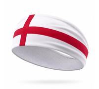 COUVER Unisex England National Flag Headband, 1 Pack