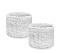 COUVER Youth Cotton Terry Event Wristbands | 80% cotton 12% nylon 8% rubber, youth terry cloth event wristbands, sweat absorbing band, 2.76 x 2.36 in, 1 pair