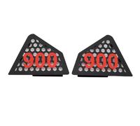 Couvercle de réservoir latéral, Inserts de réservoir de carburant pour Can-Am Ryker 600 900 Ace Rally Sport (rouge)