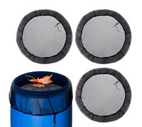 Couvercle de seau d'eau extérieur, écran de protection en maille pour de pluie, filet résistant aux UV avec cordon de serrage sécurisé, accessoire de jardin robuste, conception fonctionnelle ave