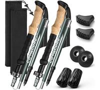 COVACURE 2025 New Upgrade Walking Poles 2pcs Collapsible Ultralight Aluminu