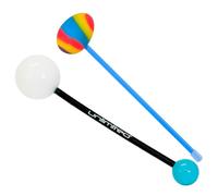 Covalent Poet Flumi Set - Pack of 2 Flumies - Great for Large Gongs - Includes 2 Mallets/For Gongs 24" & Larger/Soft Low Notes & Loud Resonance For Sound Healing & Meditation