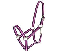 Covalliero Hippo Headcollar Dark Navy/Light Berry FS 2026, Size: Full