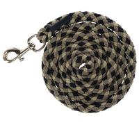 Covalliero Hippo Knitted Lead Rope Black/Walnut FS 2026, Size: Snap Hook