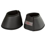 Covalliero, Protecto Boots Black XXXFull Synthetic Rubber Horse Shock Absorbing Double Secured Fastening Pack of 2