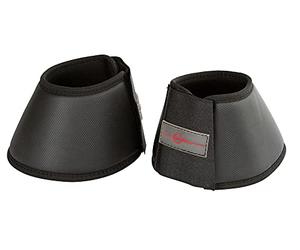 Covalliero, Protecto Boots Black XXXFull Synthetic Rubber Horse Shock Absorbing Double Secured Fastening Pack of 2