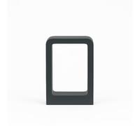 Cove Comfort HaloFrame Outdoor LED Bollard Light - Mains Powered, IP65 Waterproof Garden & Pathway Lighting with 3000K Warm White Glow and Durable Aluminium Design (2, 30cm)