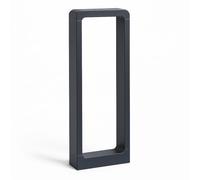 Cove Comfort HaloFrame Outdoor LED Bollard Light - Mains Powered, IP65 Waterproof Garden & Pathway Lighting with 3000K Warm White Glow and Durable Aluminium Design (2, 60cm)