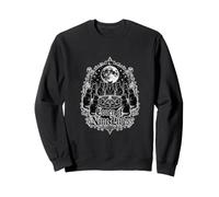 Coven of Nine Lives Gothic Black Cats Moon Design Sweatshirt
