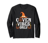 Coven Vibes Only Halloween Witch Long Sleeve T-Shirt