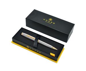 Coventry Ballpoint Pen - Polished Chrome with Gold Tone Appointments | Refillable Pen for Smooth Writing, Professional Elegant Accessory, Long-Lasting Use, Desk Essential, Gift-Ready