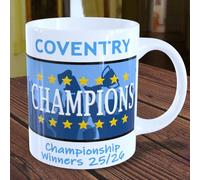 Coventry Champions Mug 2025-26 League Championship Winners Cup