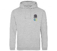Coventry College Embroidered Hoodie Size: L, Colour: Grey L