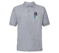 Coventry College Embroidered Polo Size: L, Colour: Grey L