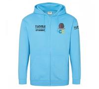 Coventry College Student Zip Hoodie - Blue Size: L, Colour: Blue L