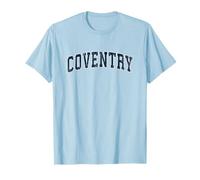 Coventry Connecticut CT Vintage Sports Design Navy Design T-Shirt