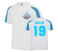 Coventry Junior Dion Dublin Sports Training Jersey in White | Size: 7-8 Years Coventry White 7-8 Years