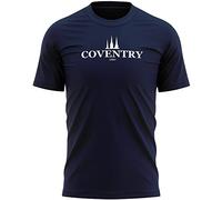 Coventry Mens T Shirt Sky Blue City Play Up 1883 Tee, XL, Navy
