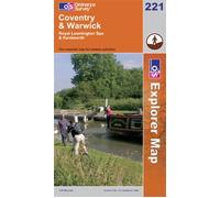 Coventry & Warwick, Royal Leamington Spa & Kenilworth OS Explorer Map 221