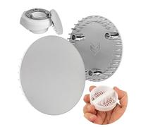 Cover and hair strainer set for shower drain, Ø 115 mm, compatible with Viega Tempoplex drain set from year of construction 2006, for shower tray with drain hole Ø 90 mm, chrome-plated ABS ASA cover